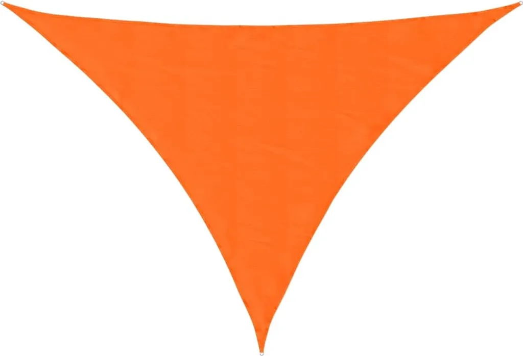 Tenda da sole in tessuto Oxford Triangolare 2,5x2,5x3,5 m Arancione