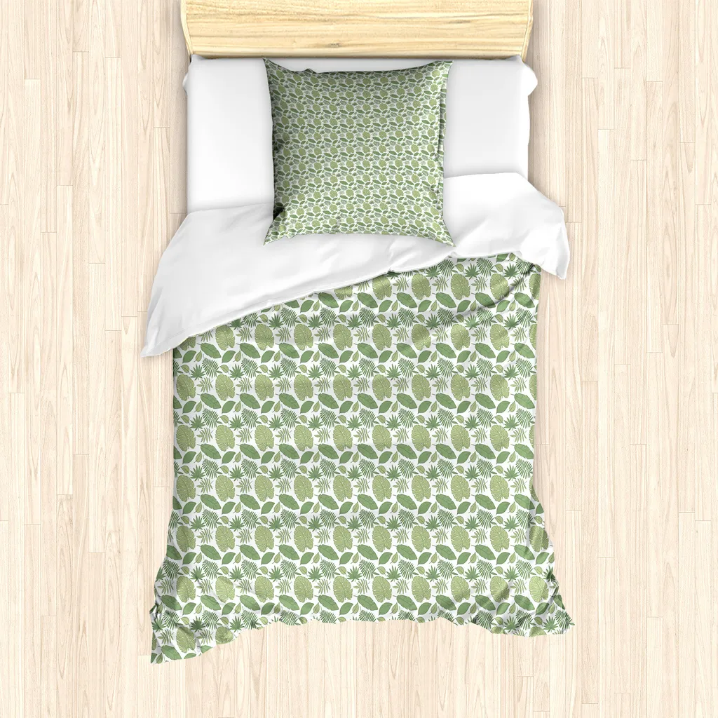 Copripiumino Professionale ABAKUHAUS Philodendron 135x200 Singolo