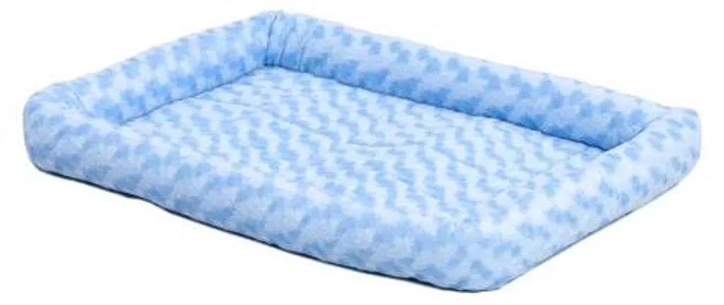 Coussin bleu pour chien 76 cm avec rembourrage moelleux et confortable