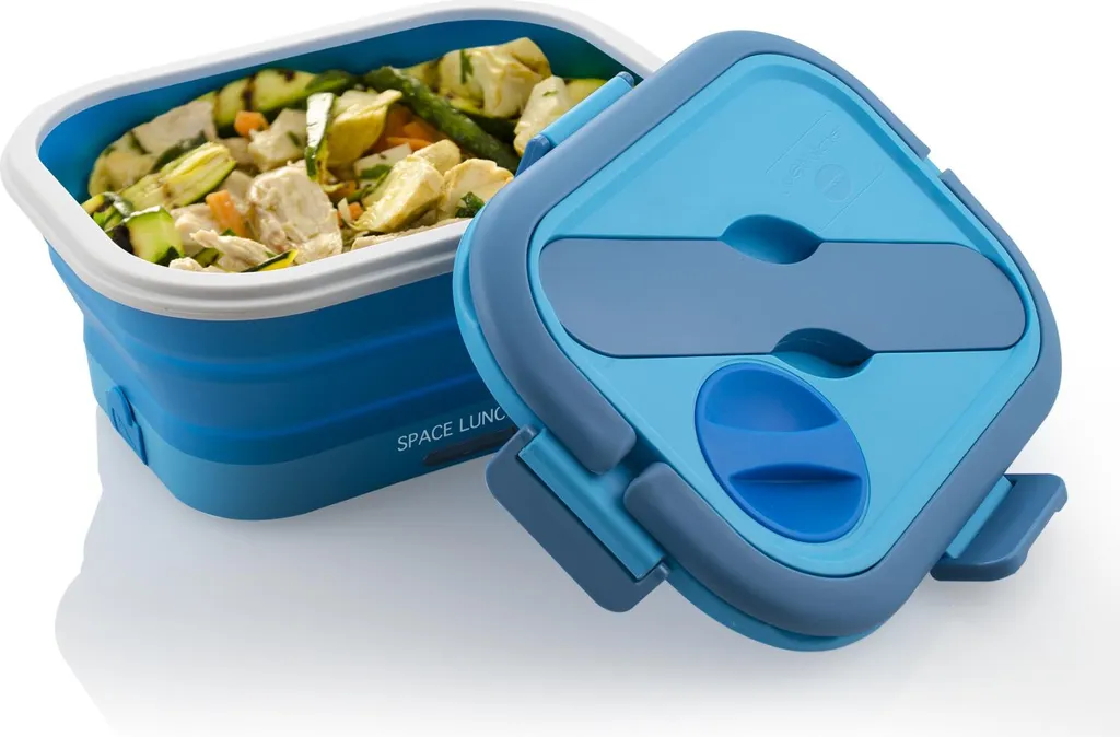 Lunch box chauffante et pliable Macom Space 0.8L pour repas nomade