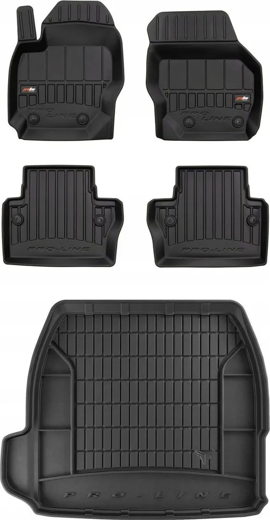 Set Di 2 Tappetini Anteriori In Velluto Su Misura Per Volvo S80 II (2006-2016) – Con Rinforzo Saldato E Sporgenze Antiscivolo - 4