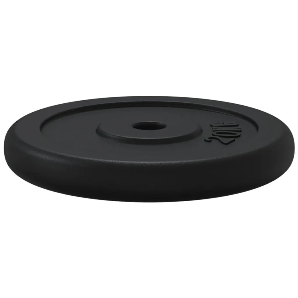 Disque d'haltères 20 kg fonte - Solution pour musculation à domicile - 6