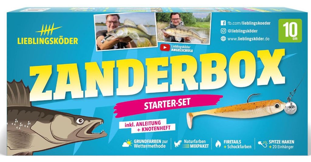 Lieblingsköder Zanderbox - Angelset zum Zanderangeln Produktbild 