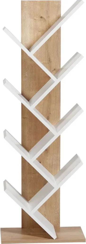 Skye Decor Bibliothèque Tuval 066 Mélaminé Chêne 46x129,8 cm Compacte - 2