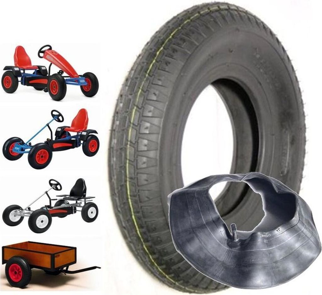 BERG Gokart Ersatzteil Reifen Standard 480 / 400 x 8 inkl. Produktbild 1