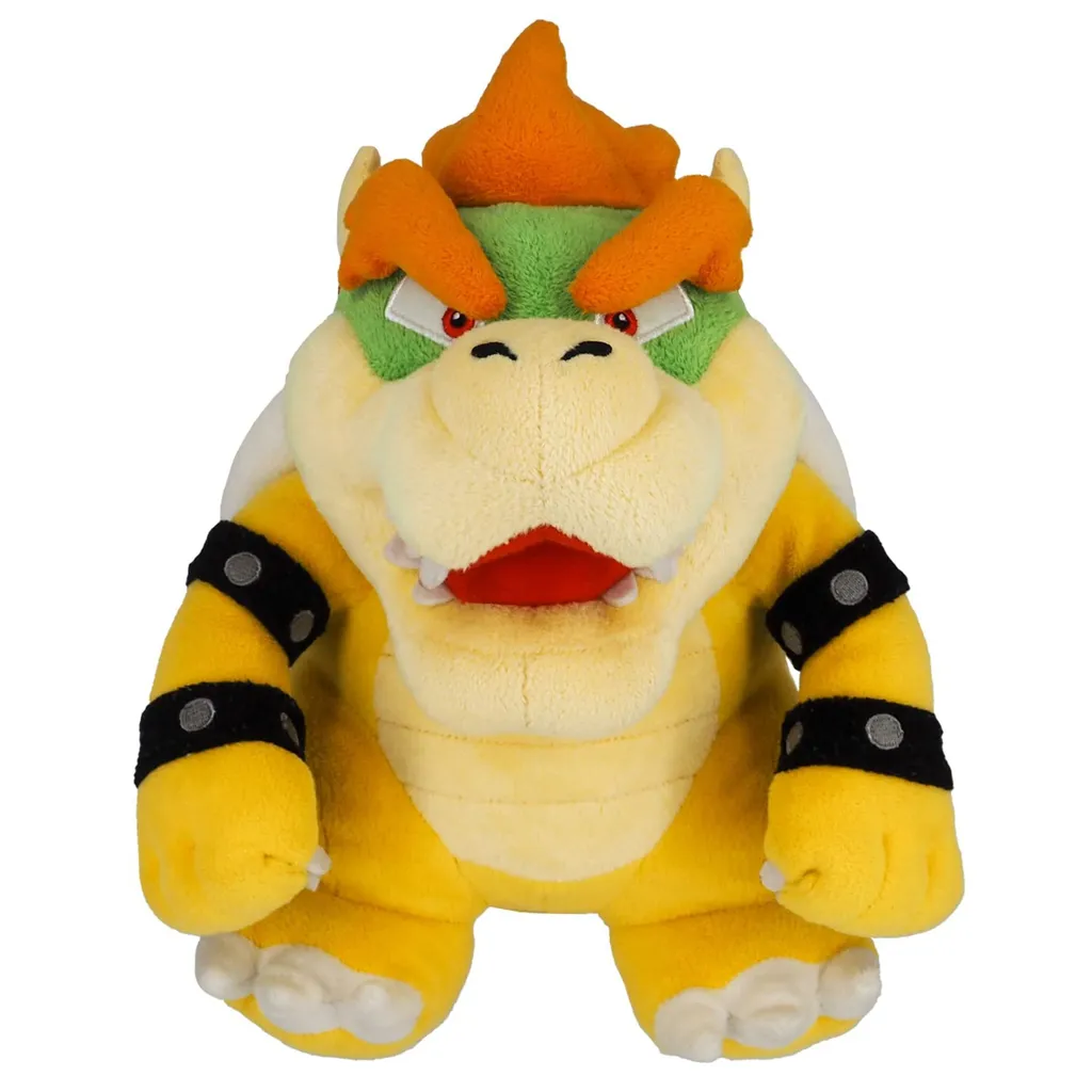 Doudou Géant Bowser Super Mario 36cm - Peluche de Collection Douce