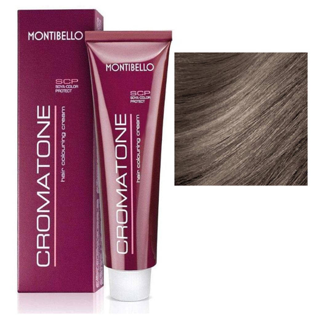 Montibello | Haarfarbe Cromatone 7.21 - 60ml - Aschblond - Hochwertige Farbtechnologie - Lang anhaltend