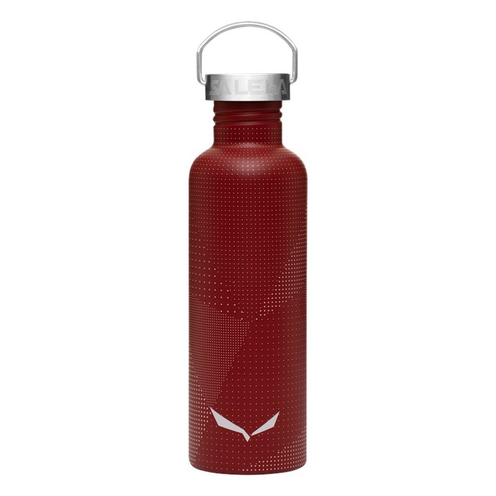 Aurino Edelstahl-Flasche (Trinkflasche) - Salewa, Farbe:1510-SYRAH/DOTS, Größe:1.0l