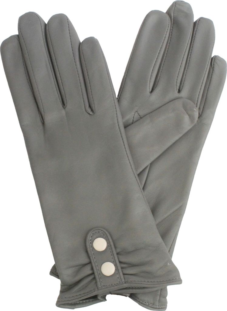 Eastern Counties Leather - Winterhandschuhe "Hope", Leder EL452 (L) (Grau/Elfenbein)