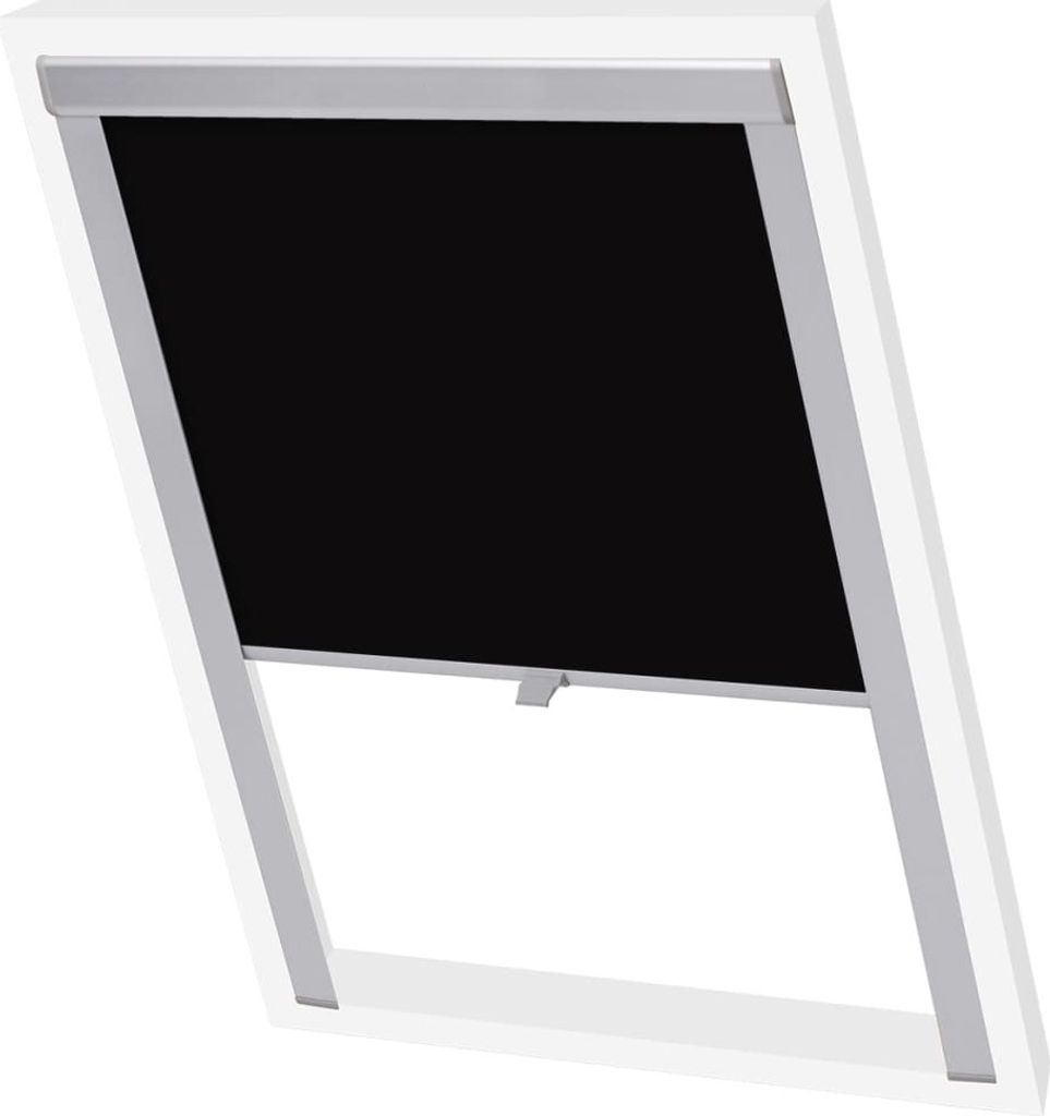 Verdunkelungsrollo Schwarz SK06