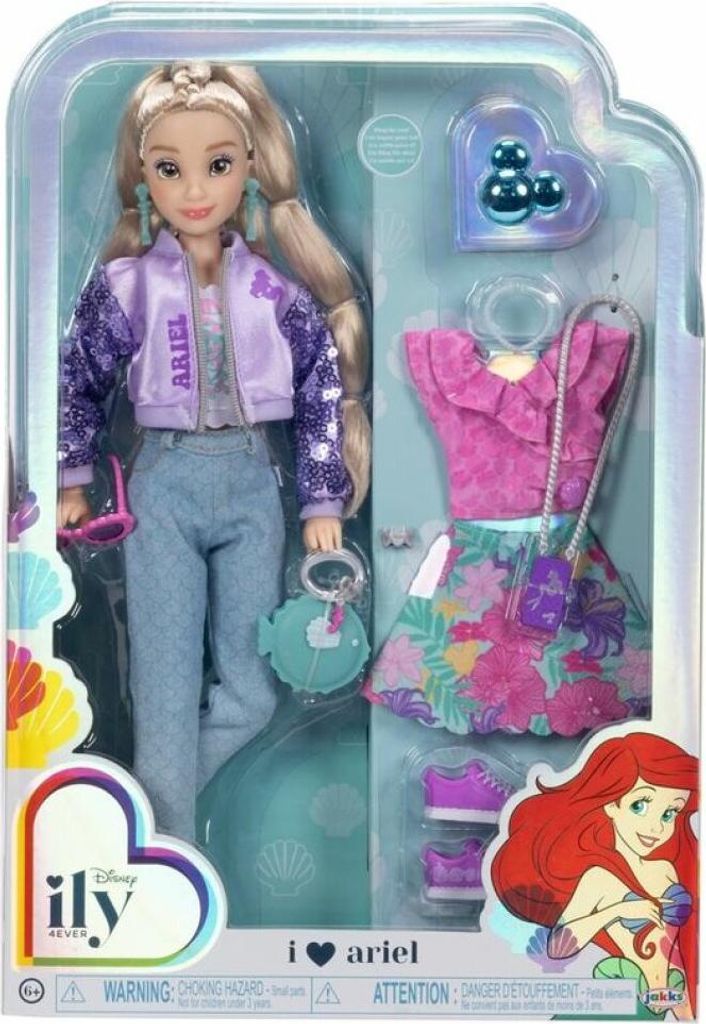 Jakks Pacific - Lalka Ariel 28cm z serii Disney The Little Mermaid ily 4Ever
