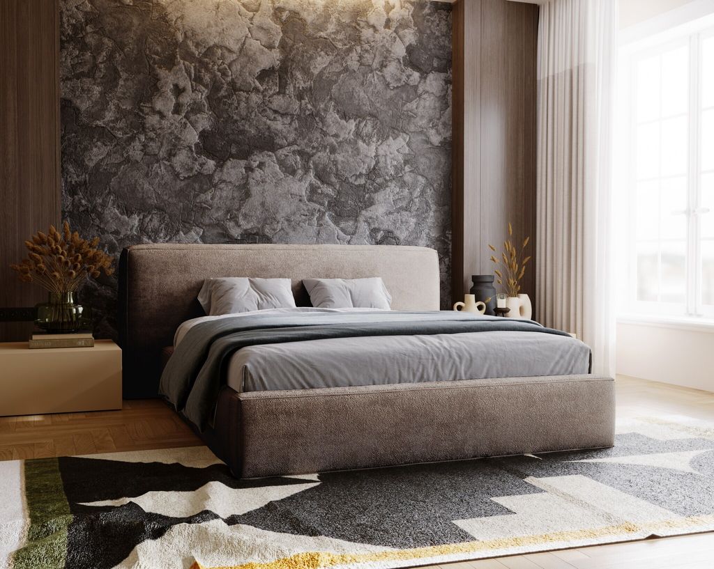 Čalouněná postel 180x200 Vitoria – manželská postel s Obrázek produktu 