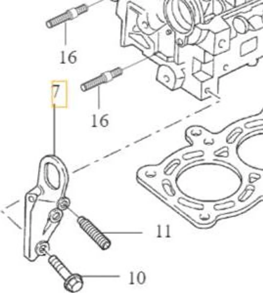 Anneau de levage Volvo 1.6 16V haute résistance pour C30 S40 V50