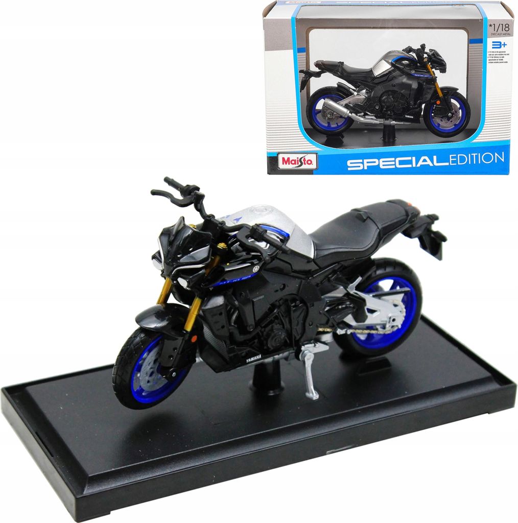 Yamaha MT-10 SP 2023 Modellmotorrad im Maßstab 1:18 von Produktbild 