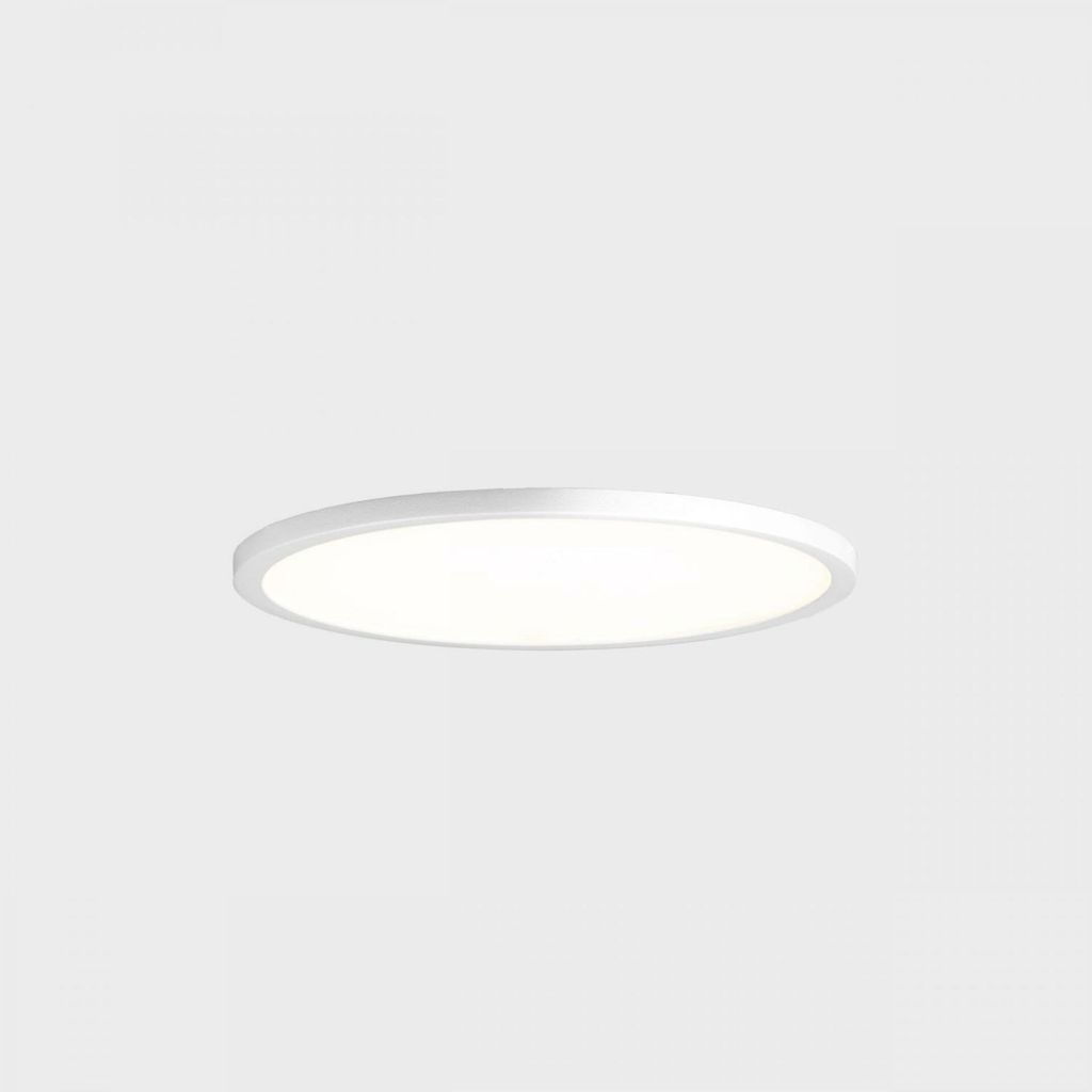 KOHL LIGHTING DISC SLIM Einbauleuchte mit Rahmendurchmesser 90 mm, weiß, 6 W, CRI 80, 4000 K, nicht dimmbar