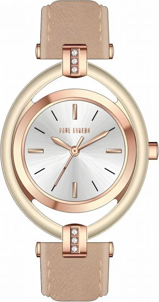 Montre Paul Lorens ty567750 étanche avec cadran bleu et verre minéral