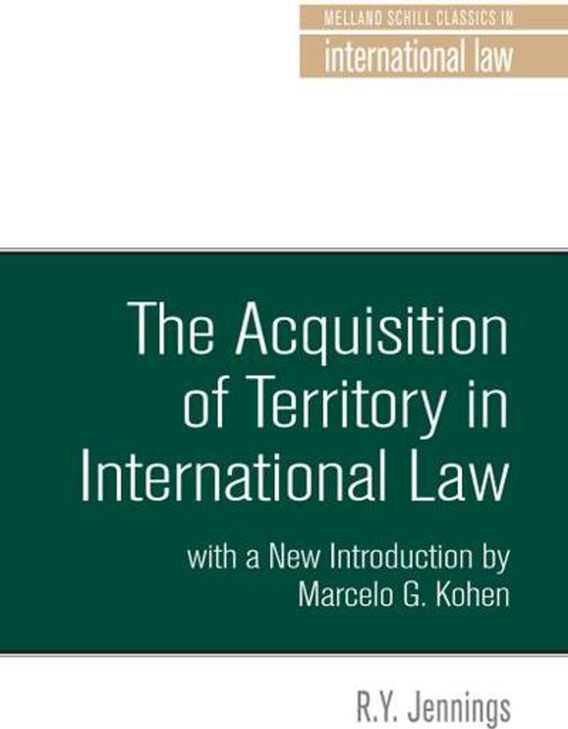 Der Erwerb von Territorium im internationalen Recht