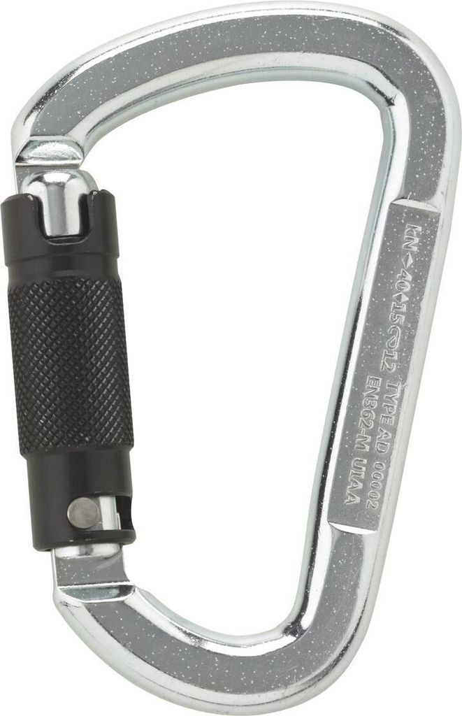 D ASYMM steel 2-way-autolock zinc plated, 40kN