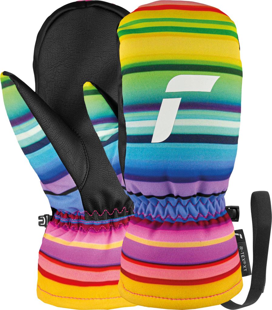 Reusch Fäustlinge Carter R-TEX XT Junior Mitten mit wasserdichter und atmungsaktiver Funktion 7492 black/multicol lines 4