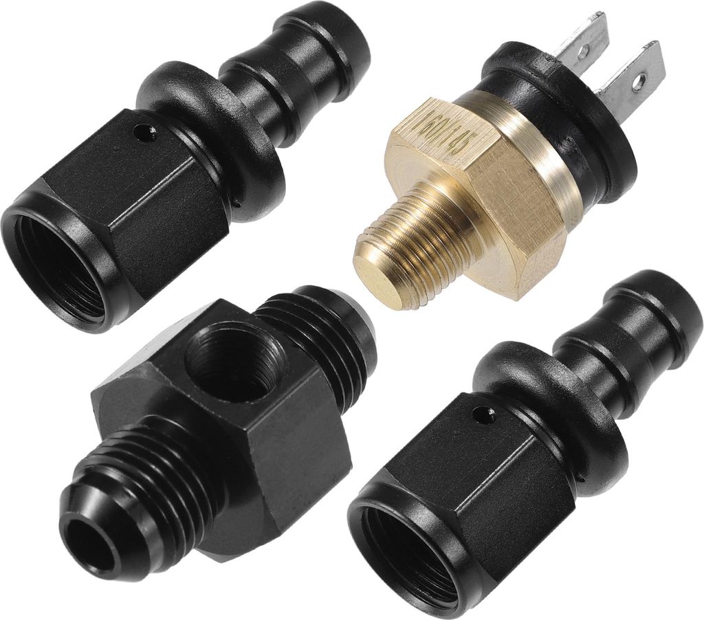 Thermostat-Schalter-Set, 6AN 160°F ein - 145°F aus Universal für Autos