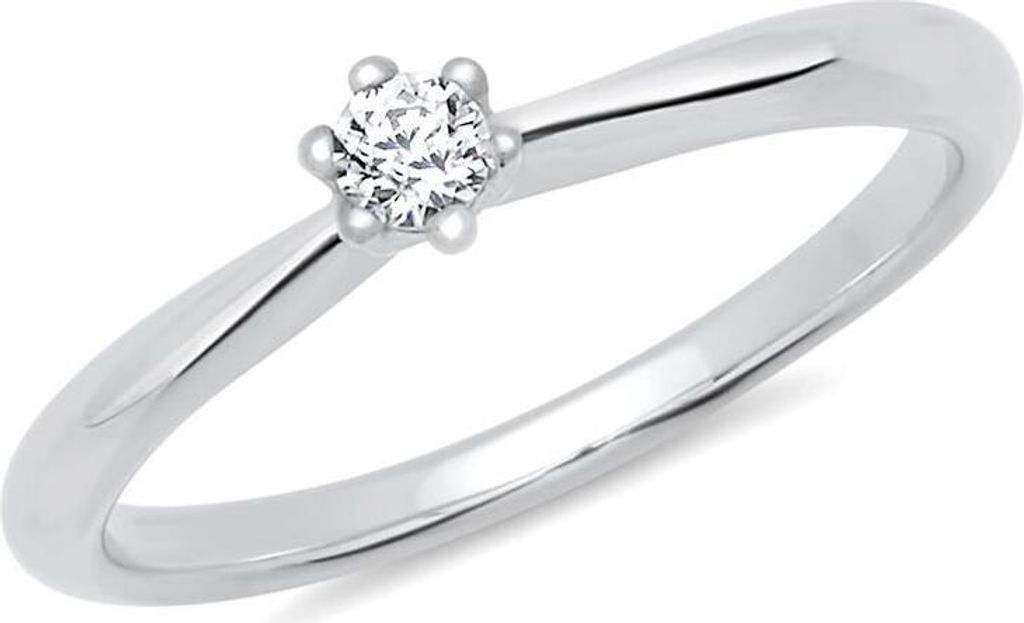 Exklusiver Verlobungsring aus 925 Silber mit Zirkonia VR0051