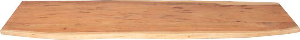 Refurbished Möbelretoure Tischplatte Baumkante Akazie Natur 140 x 40 cm CURTIS