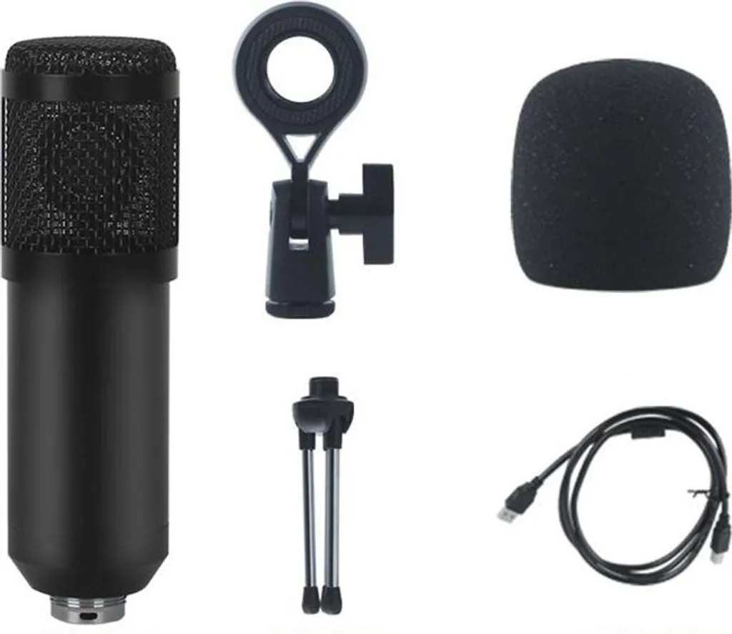 Microphone pour Podcast et Streaming - Micro USB INF Condensateur pour PC