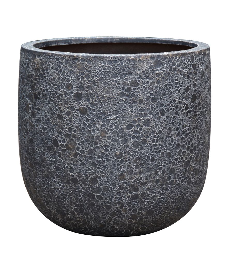 Dehner Pflanztopf Lava, rund, Ø 55 cm (Ø innen 47 cm), Höhe Produktbild 