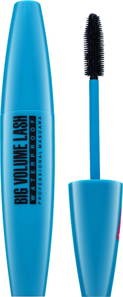 Eveline Big Volume Lash Mascara Waterproof Deep Black wasserfeste Wimperntusche für verlängerte Wimpern und Volumen 9 ml