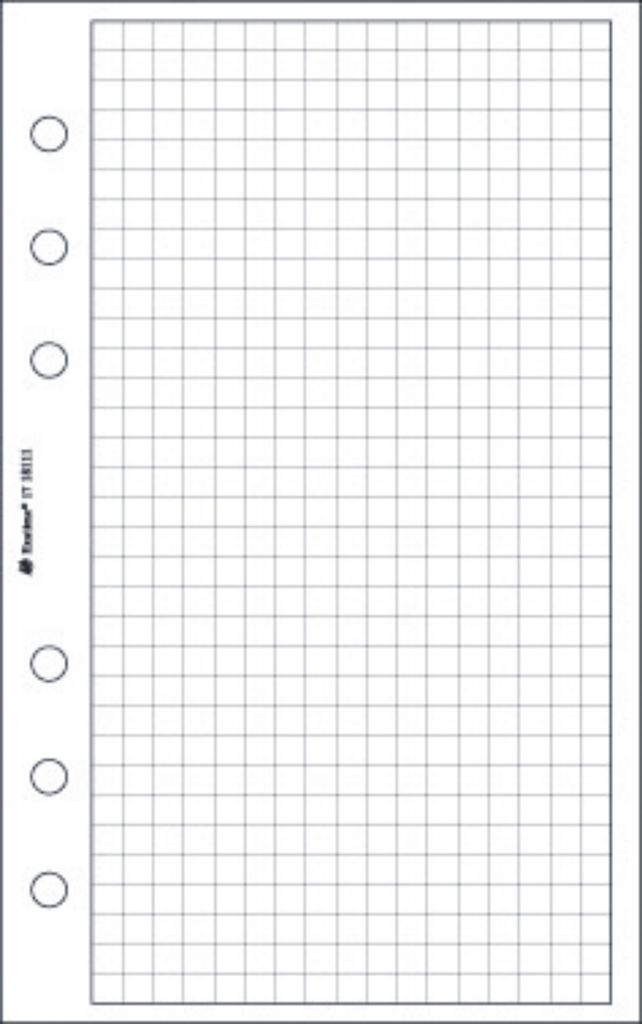Timer Notizen weiß kariert 44 Blatt 105x172mm Packung mit 5 Stück