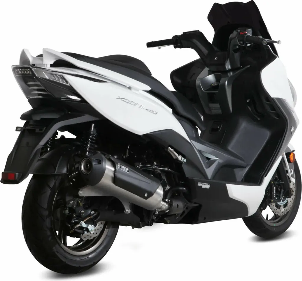 Échappement Mivv Urban Inox : Idéal pour Kymco Xciting 400 2013-2016