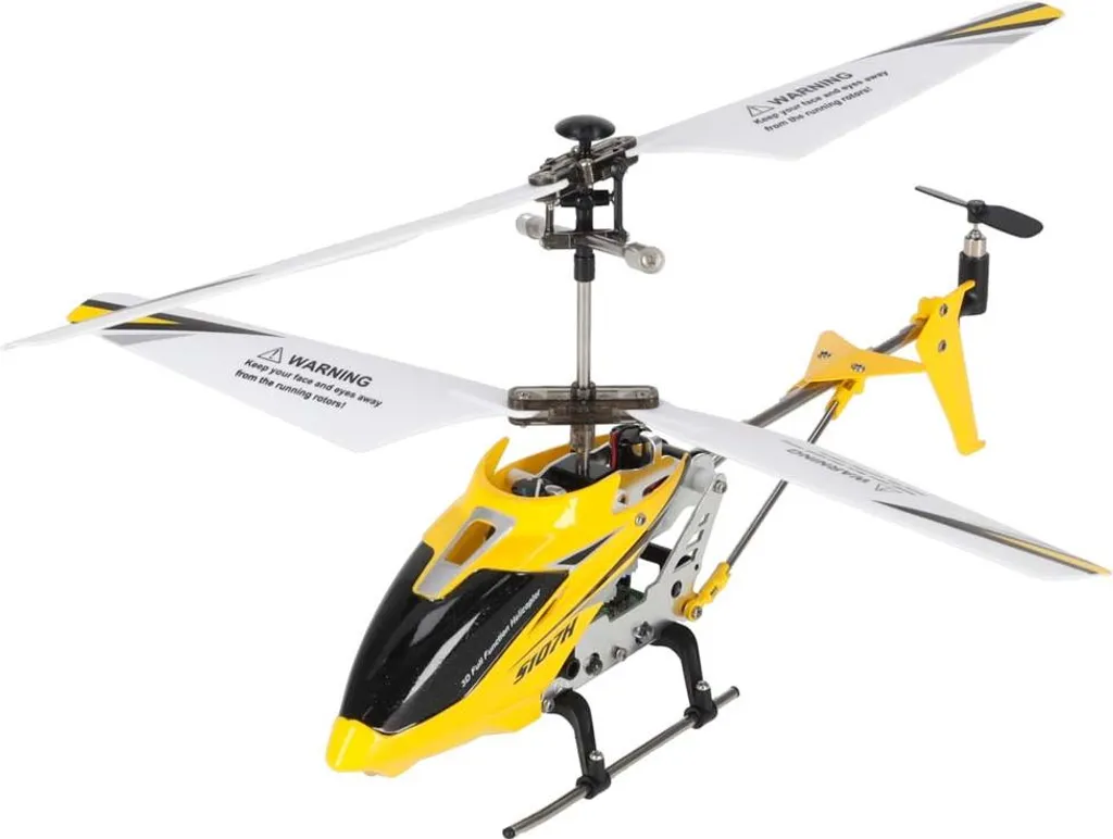 Hélicoptère RC SYMA S107H 2.4GHz RTF Jaune : Mini Modèle Télécommandé