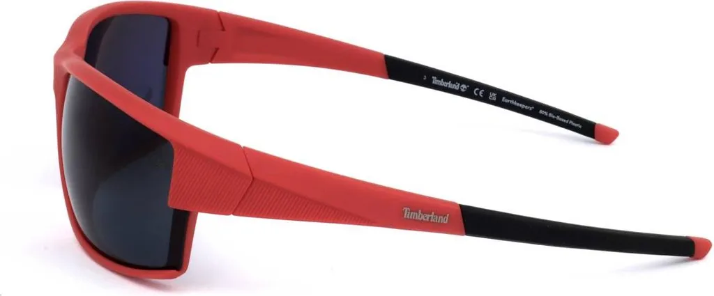 Lunettes Timberland TB9308 MATTE RED monture large 68mm pour homme chic - 3