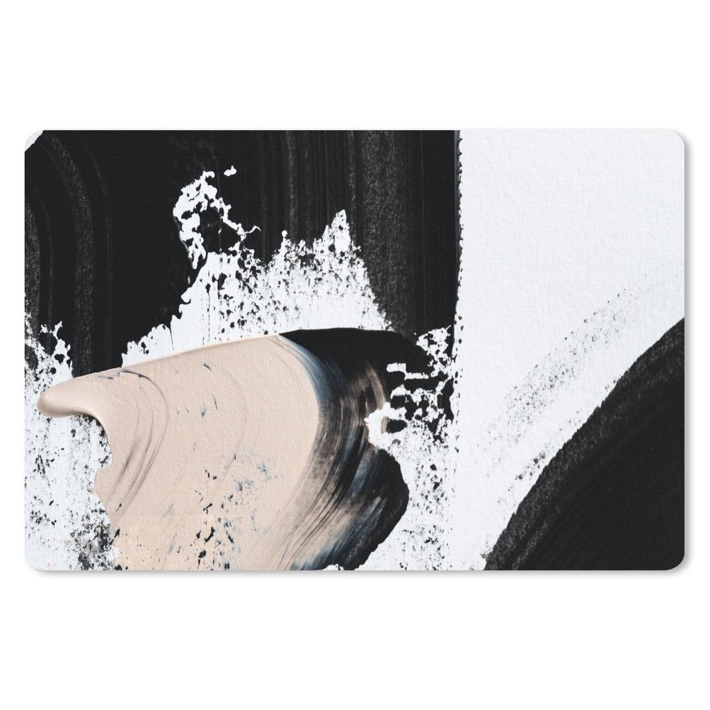 MuchoWow Schreibtischunterlage Malerei - Abstrakt - Design 60x40 cm - XXL Mauspad - Großes Mauspad