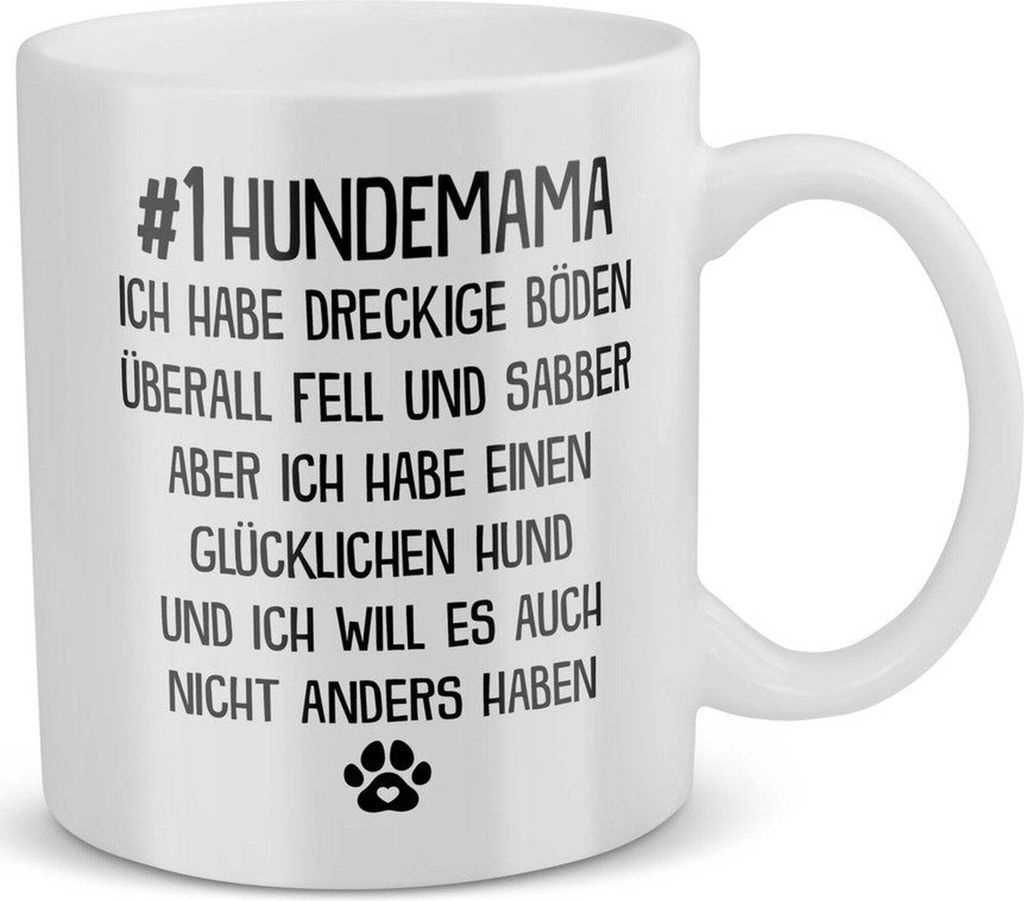 22Feels Beste Hundemama Tasse Hund Frauchen Geschenk Frauen Hundeliebe Welpe Kaffeetasse Haferl Geschenkidee Geburtstag Muttertag Weihnachten