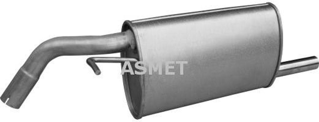 ASMET 26018 Endschalldämpfer OE MR968906 kompatibel mit Colt, Forfour