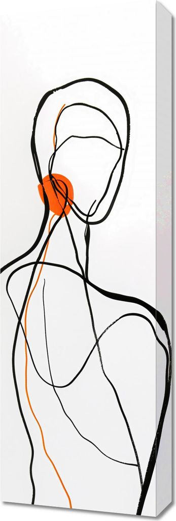 Bild 30x90cm Leere in Farbe