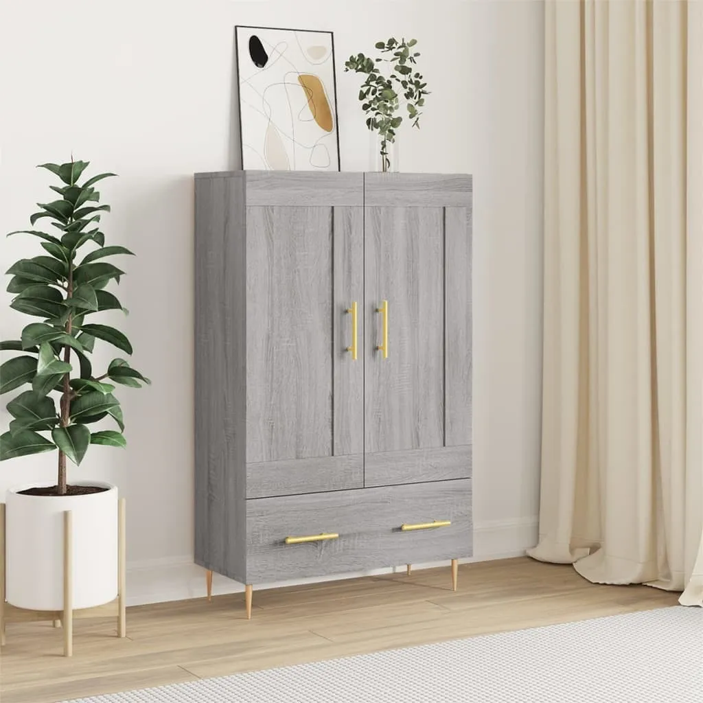 Arredo Casa Maison Exclusive - Credenza Alta Grigio Sonoma Salvaspazio