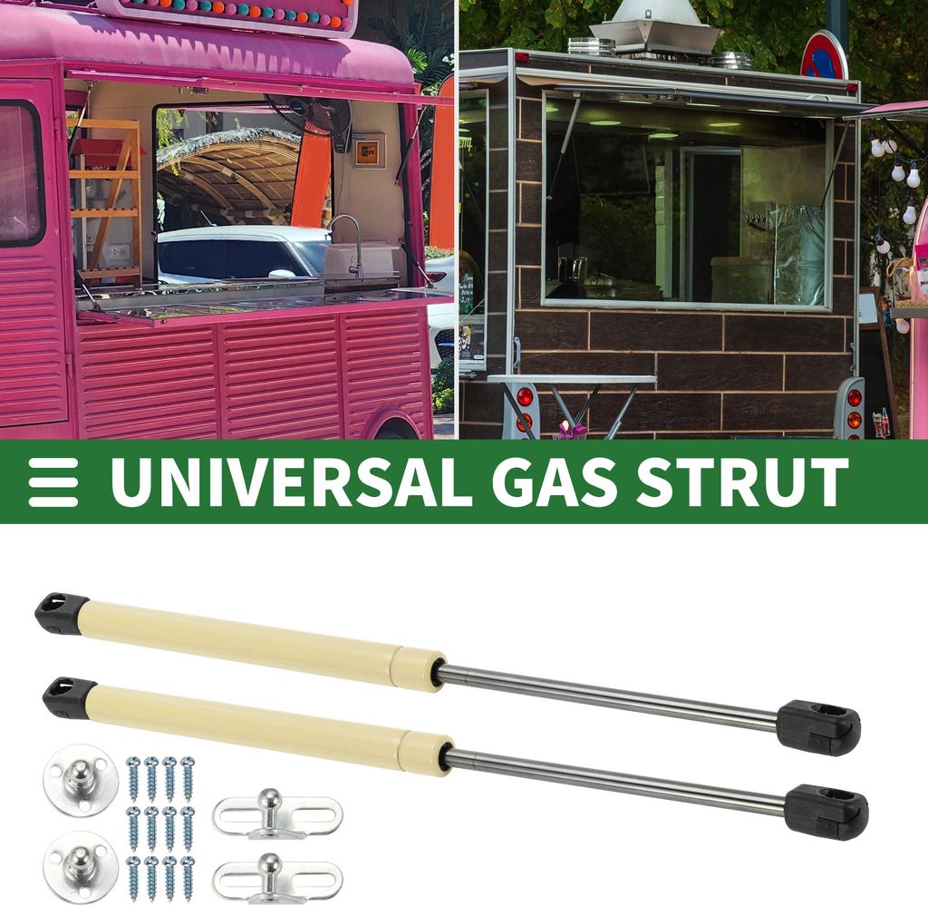 Universal Lift Supports Struts Gas Spring 15inch/380mm 90lb/400N/40kg Gelb für Auto Deckel Boot Luke Dachfenster Deckel Unter Bett Hebezeugkasten ...