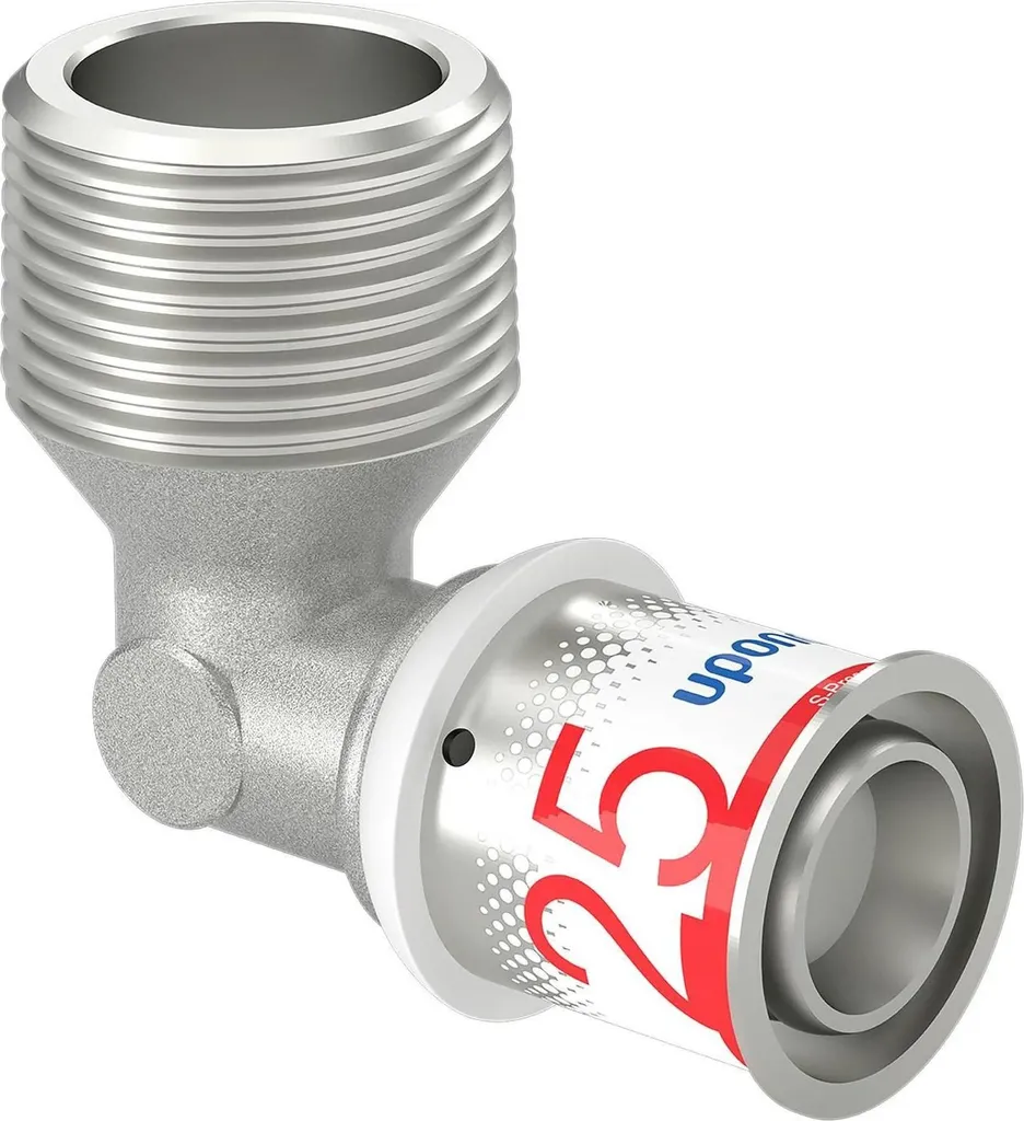 Coude à Sertir Uponor S-Press PLUS 25 R1" : Sécurité et Débit Optimisé