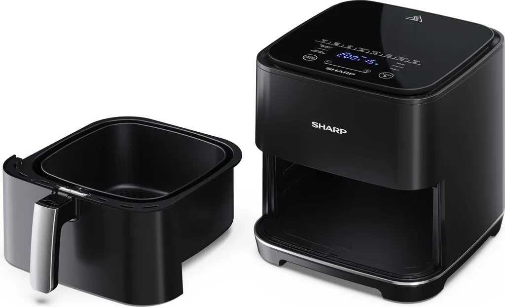 Friteuse sans huile Sharp 5.5L 1650W, cuisson saine et rapide