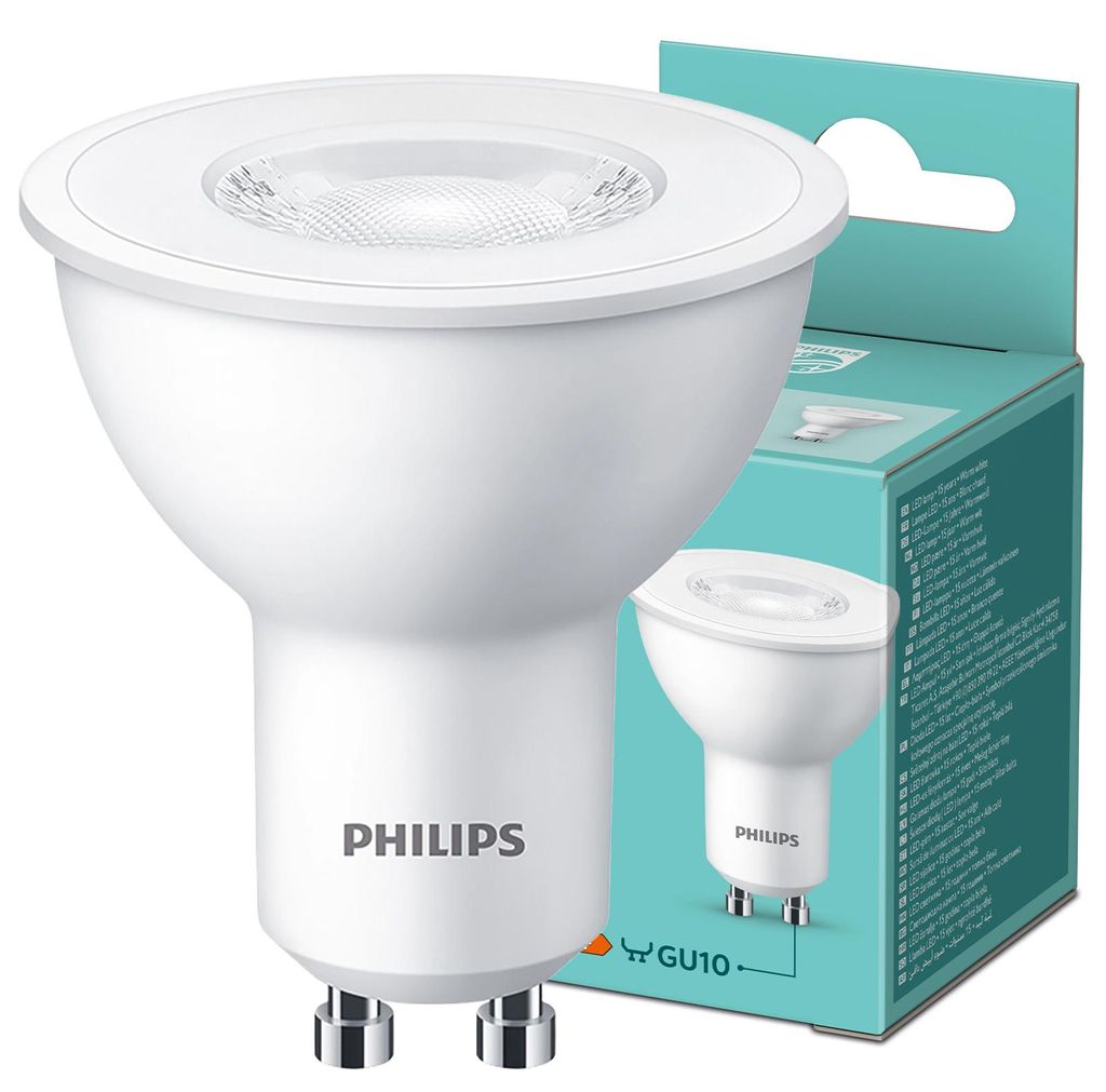 Philips 8719514353947, 4,7 W, 50 W, GU10, 380 lm, 15000 h, Obrázok produktu 