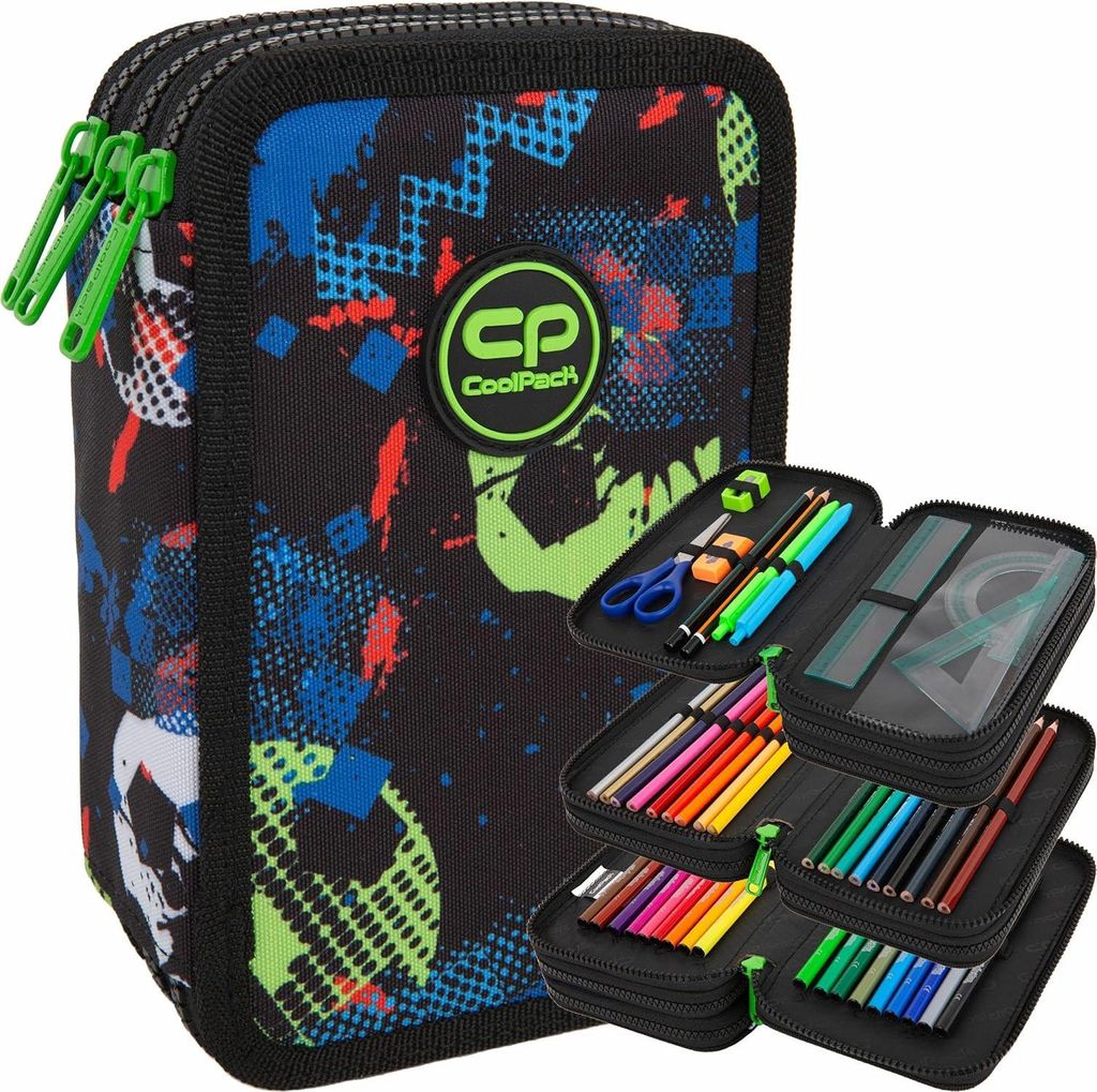 Coolpack Jumper 3 Football accessoires trousse bleu Image du produit 
