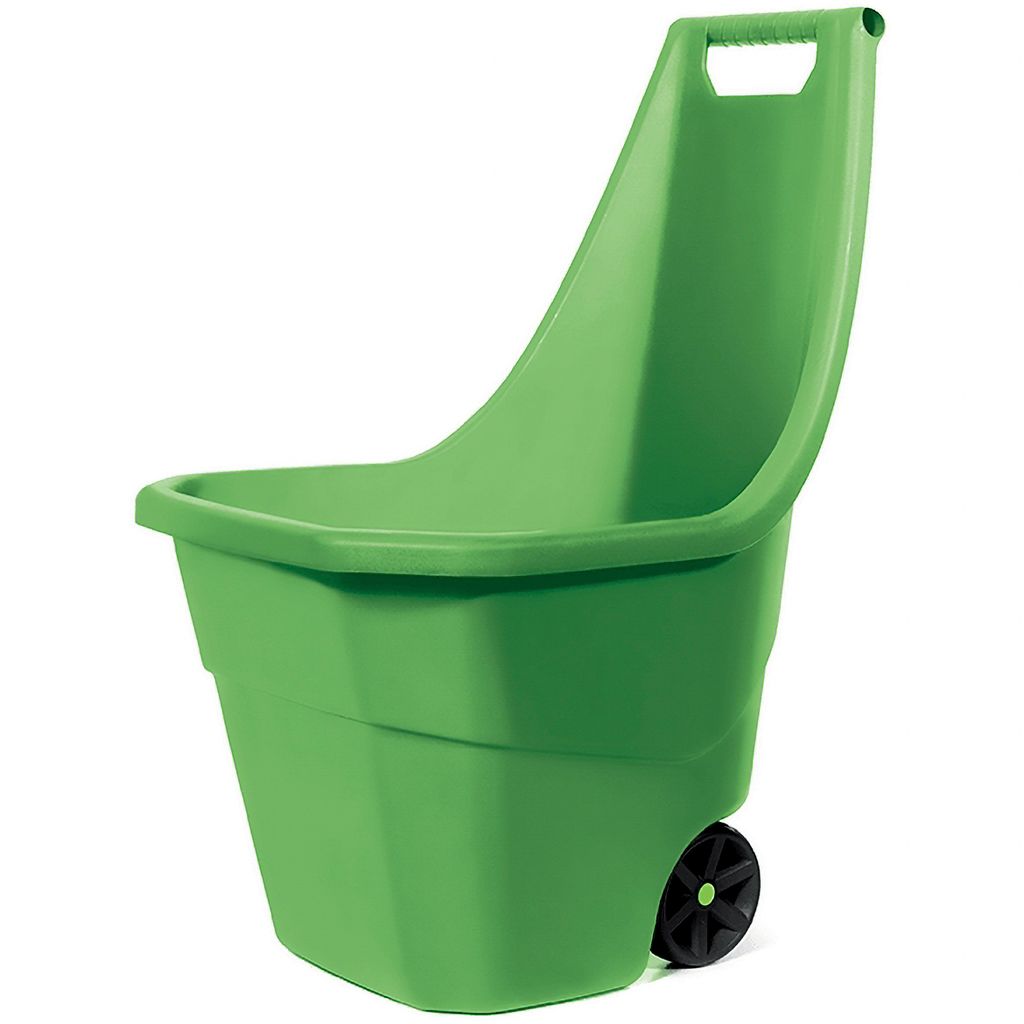 nabbi Kunststoff-Gartenwagen IWO55Z 55 l - oliv