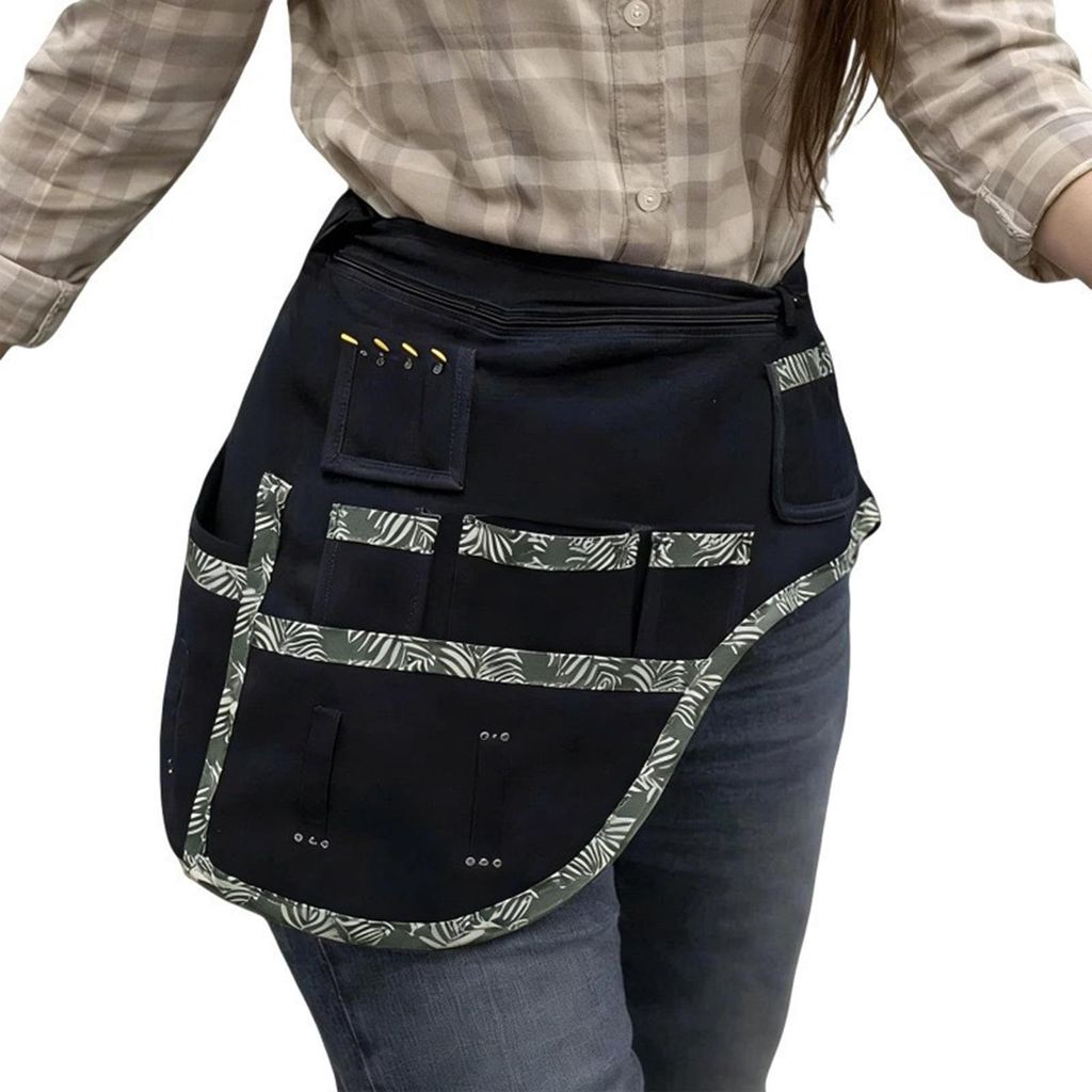 Näh-Organizer-Gürtel, freihändiger Werkzeuggürtel mit mehreren Taschen, verstellbare Hüfttasche, Aufbewahrungstasche für Nähen, Quilten, DIY...
