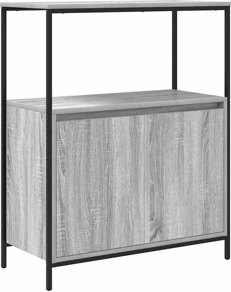Mobiletto Bagno vidaXL 76,5 cm Grigio Sonoma - Arredo Moderno Elegante
