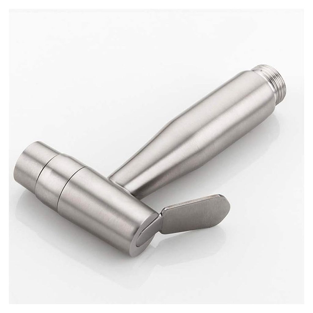Hand-Bidet-Sprüher, Edelstahl-Sprüher, Badezimmer-Tuch, Windelwaschanlage, tragbar, rostfrei, einzeln kalt, 2-Funktions-Duschsprühkopf