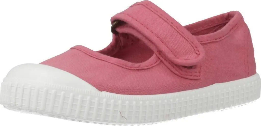 Tennis en Toile Rose Victoria 36605 : Chaussures Basses Légères Fille