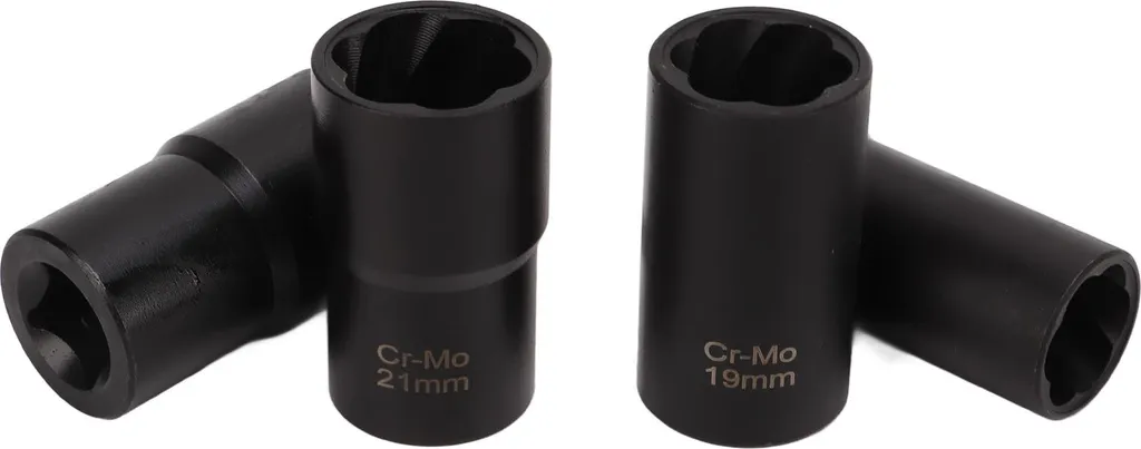 Extracteur d'Écrous 17-22mm en Acier Carbone Twist Socket - 5 Éléments