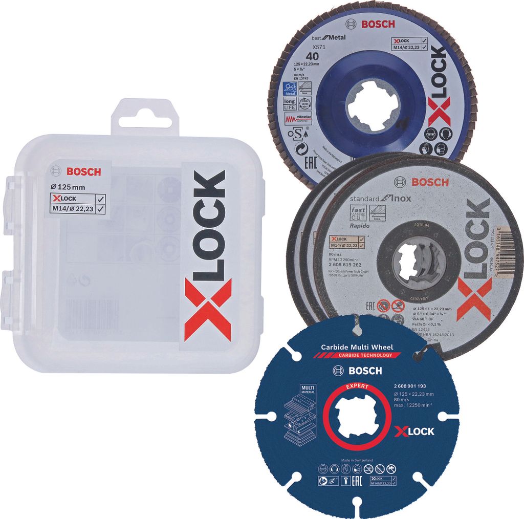 Coffret de disques et plateau à lamelles BOSCH Professional Image du produit 